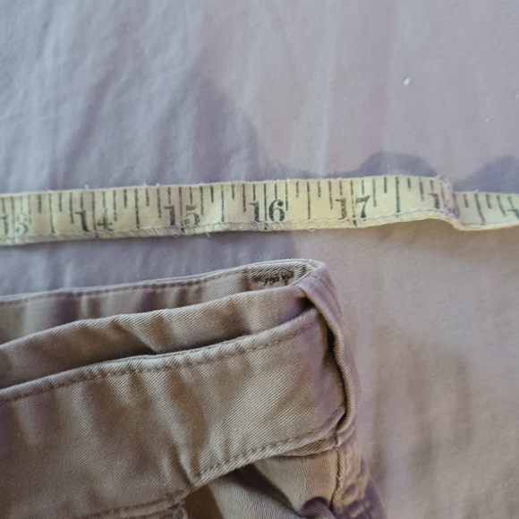 Lands End Brown Cargo Pants Mens Size 33 x 27 Traditional Fit Side Back Pockets - Picture 5 of 7